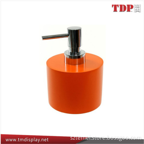 Manufacturer Acrylic Resin Bathroom Accessories Soap Dispenser, Acrylic Resin Liquid Soap Dispensers with Colorful Body